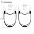 360g Ultralight 700C 45x31mm Wavy Shape Carbon Tubeless Gravel / CX Rim